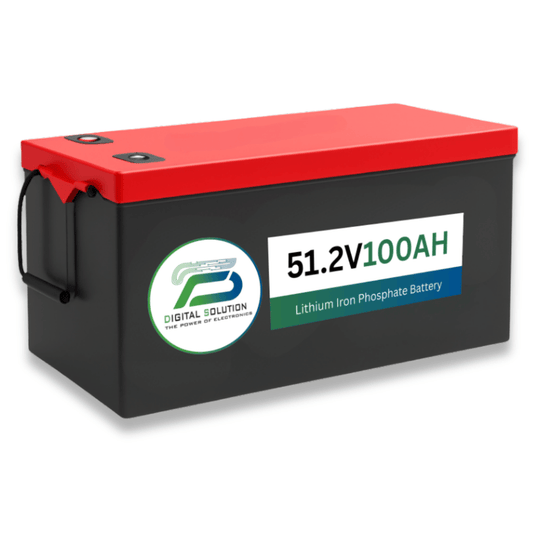 51.2V 100Ah LiFePO4 ESS Lithium Battery – Bluetooth, 5120Wh | For EVs, Data Centers, Solar Backup | Digital Solution KSA